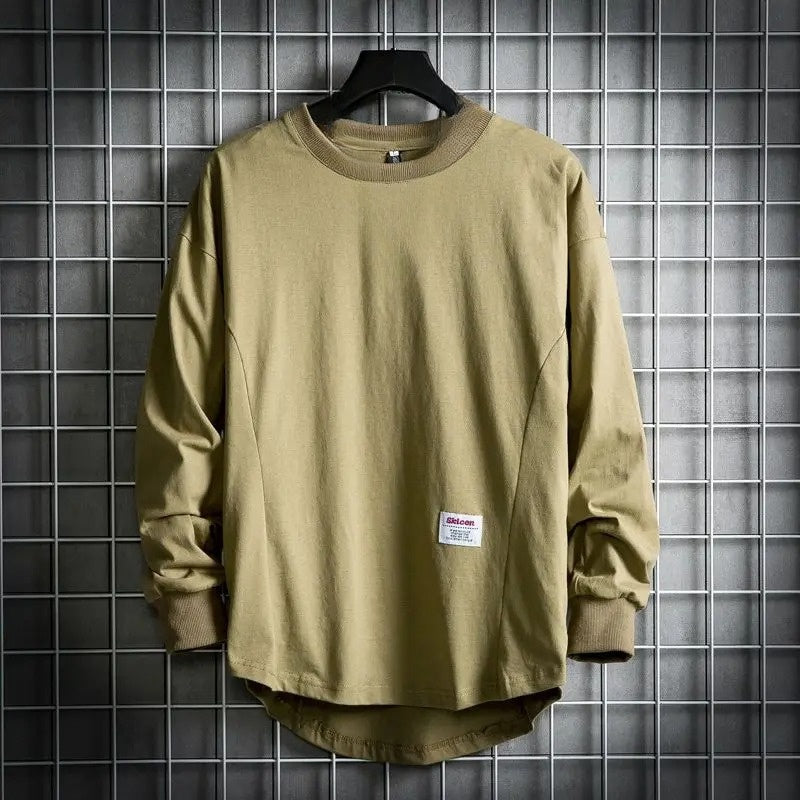 Heritage Drop-Hem Pullover