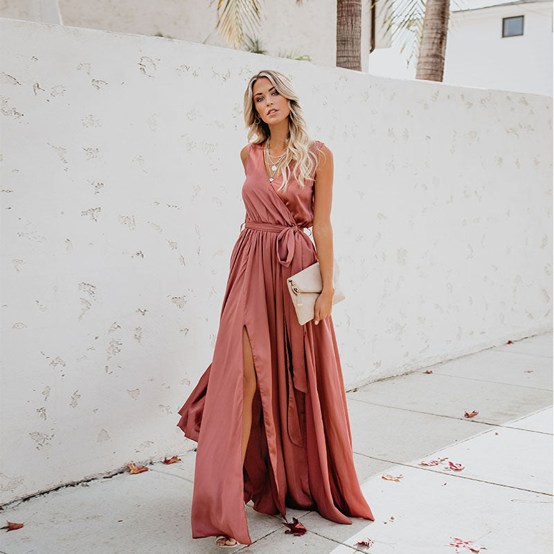 Marigold | Elegant Sleeveless Maxi Dress
