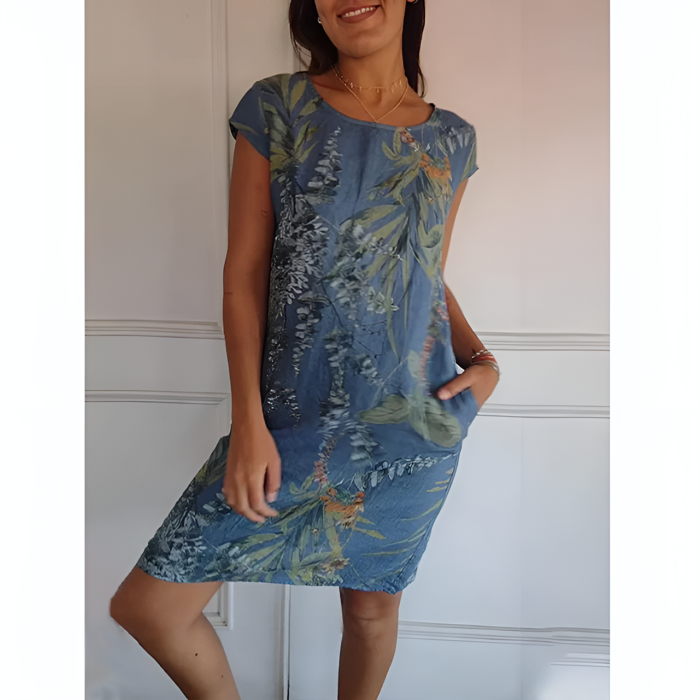 Cecilia | Effortless Elegance Printed Dress