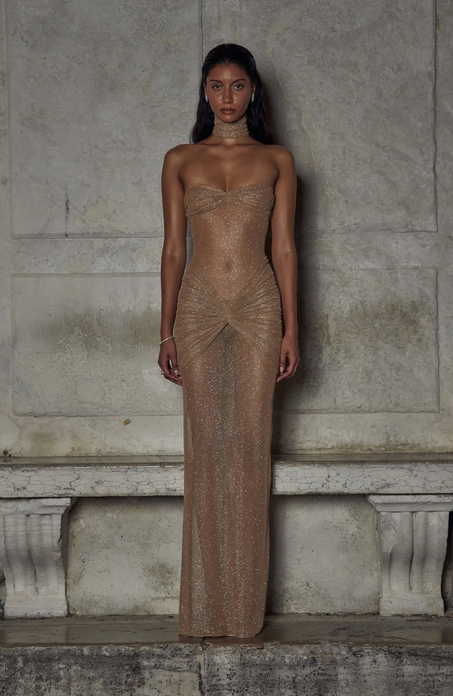 Claudia | Timeless Serenity Maxi Dress
