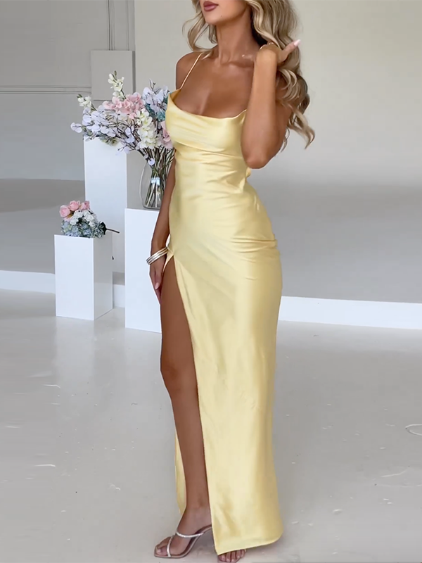 Talia | Elegant Maxi Dress with Side Slit