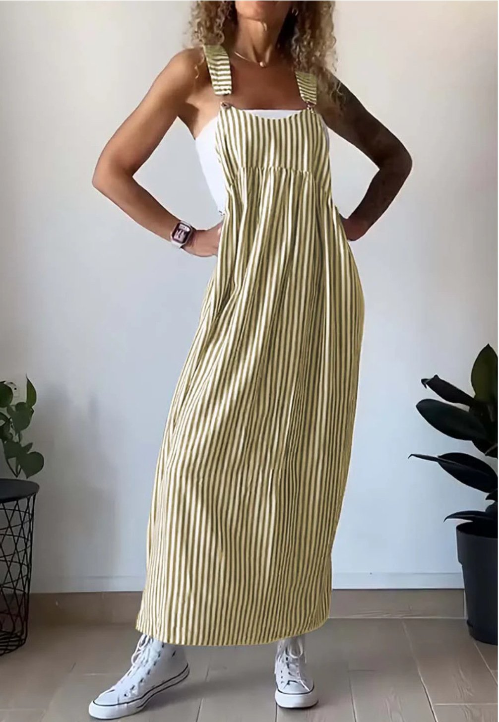 Maris | Striped Enchantment Maxi Dress