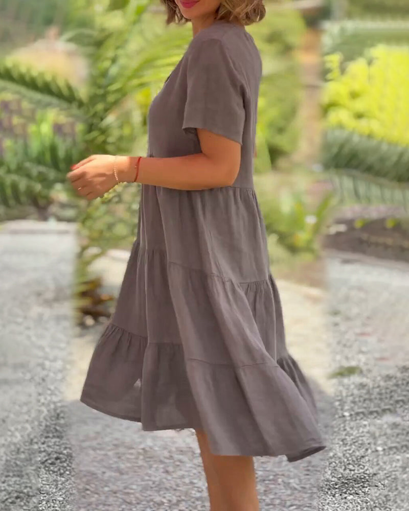 Lydia | Chic V-Neck Dress