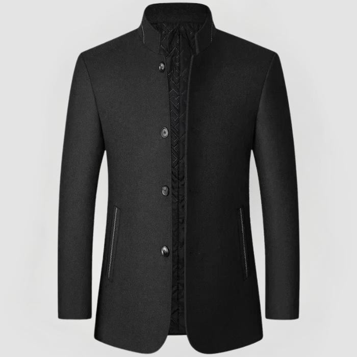 HELMUT - FORMAL COAT WITH HIGH COLLAR
