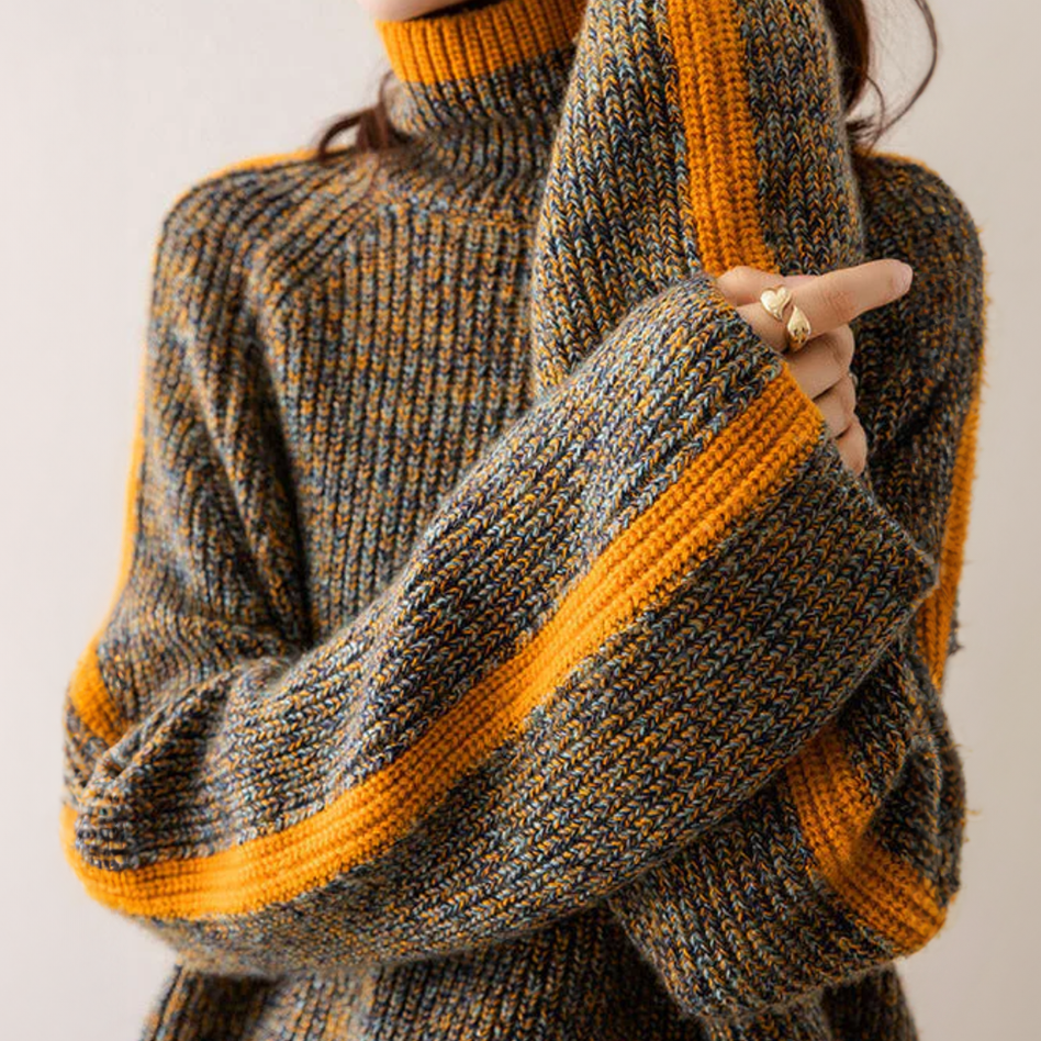 Lydia | Cozy Knit Turtleneck Pullover