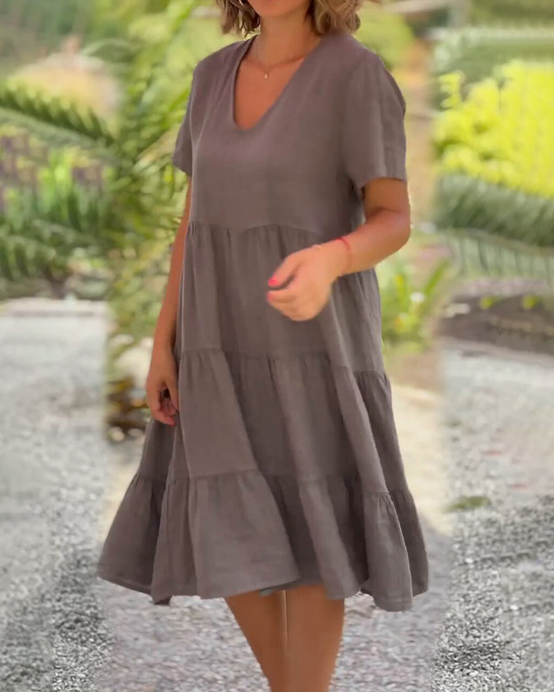 Lydia | Chic V-Neck Dress