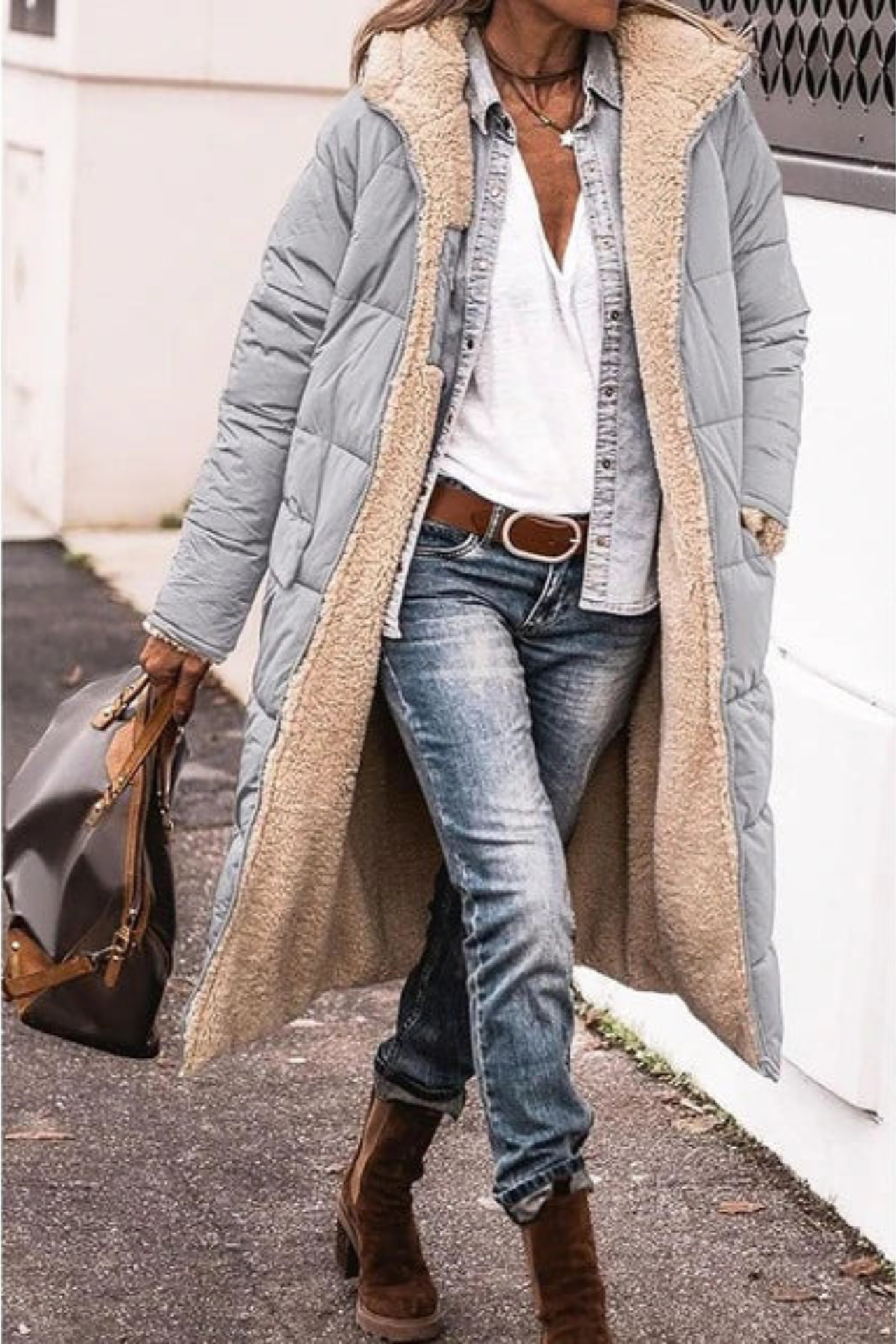 Lila | Chic Reversible Women's Coat