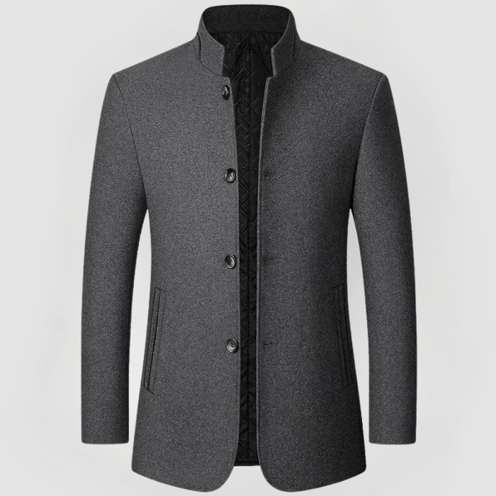 HELMUT - FORMAL COAT WITH HIGH COLLAR