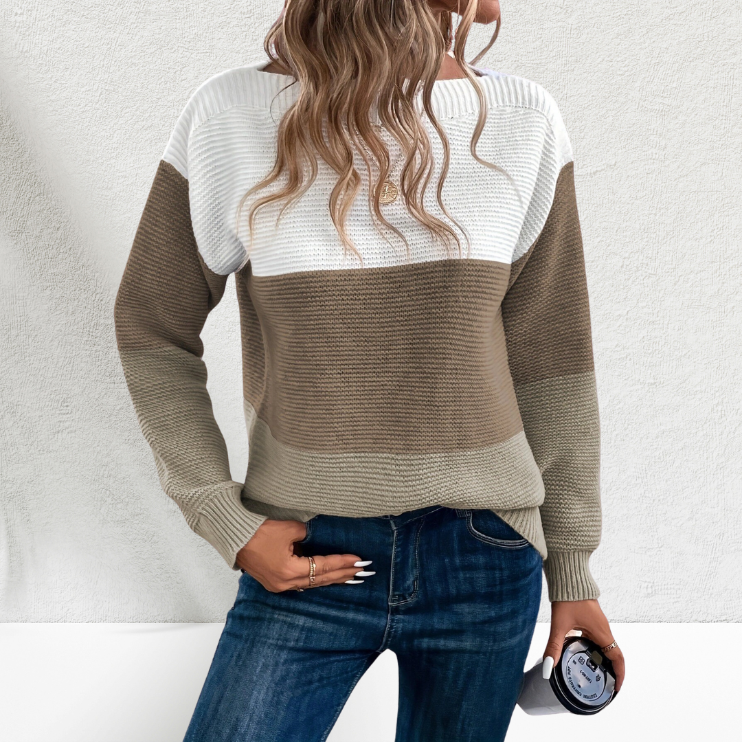Allegra | Cozy Chic Long Sleeve Sweater Crafted from Luxurious Fabric