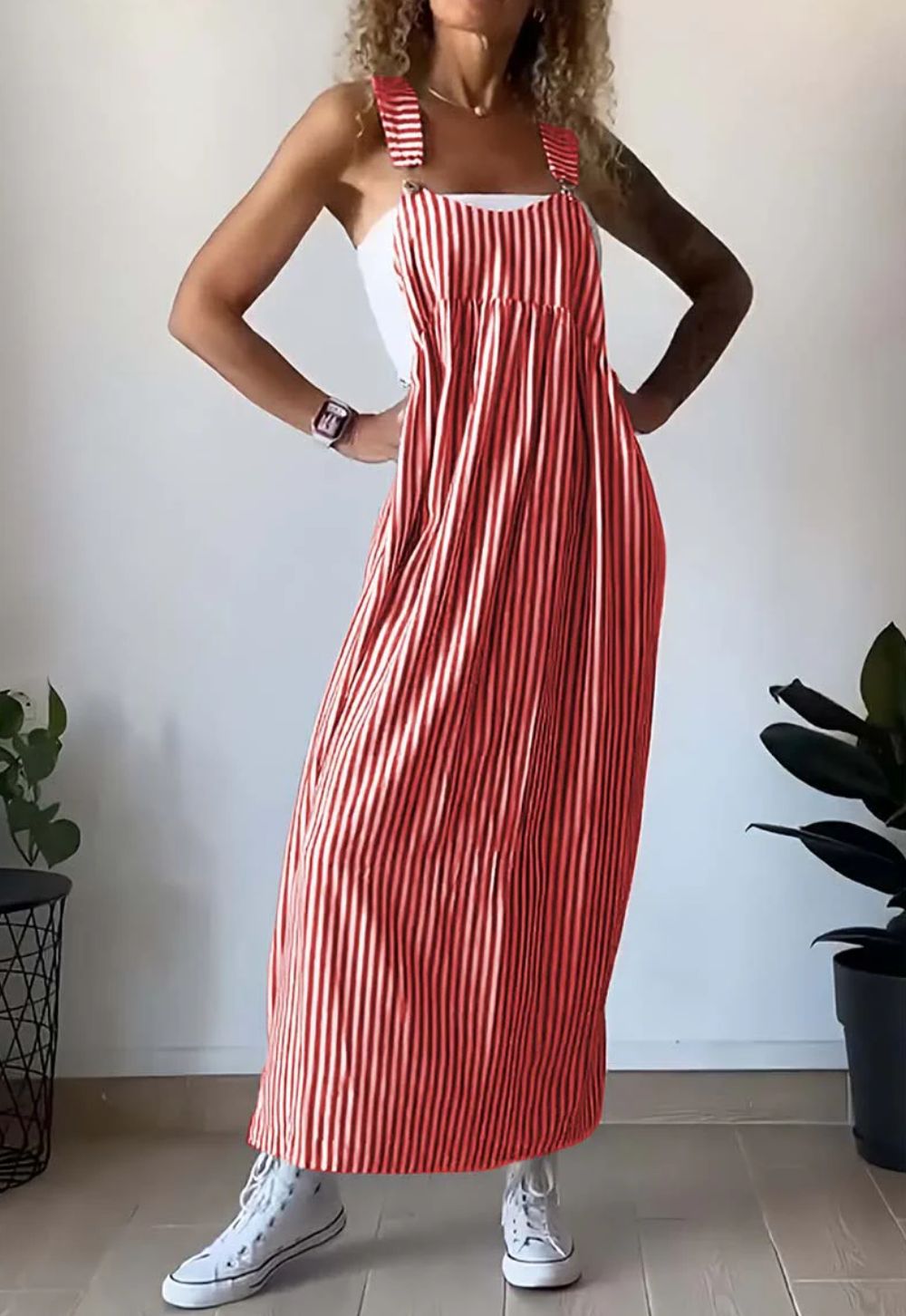 Maris | Striped Enchantment Maxi Dress
