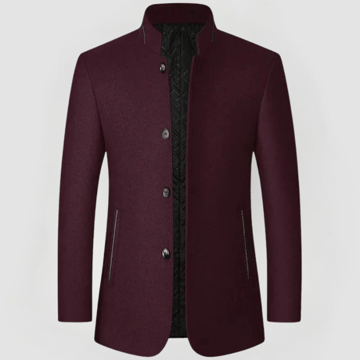 HELMUT - FORMAL COAT WITH HIGH COLLAR