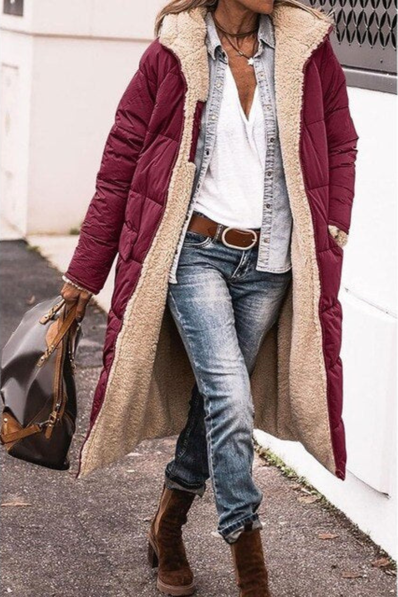 Lila | Chic Reversible Women's Coat