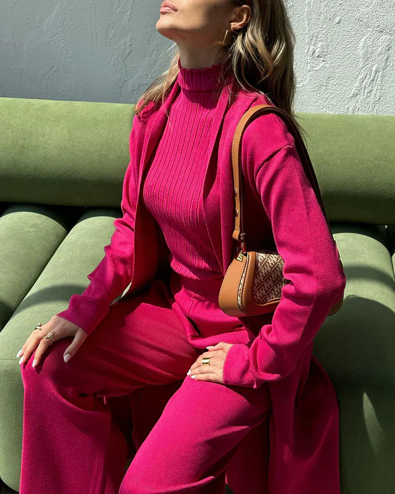 Sienna | Cozy Chic Three-Piece Outfit