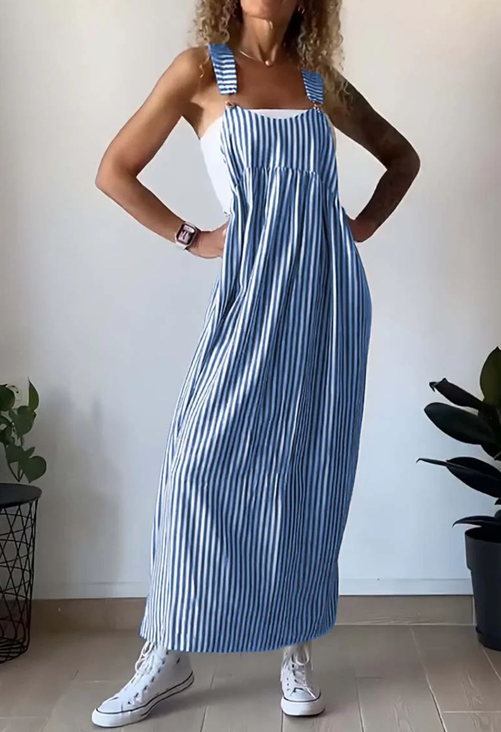 Maris | Striped Enchantment Maxi Dress