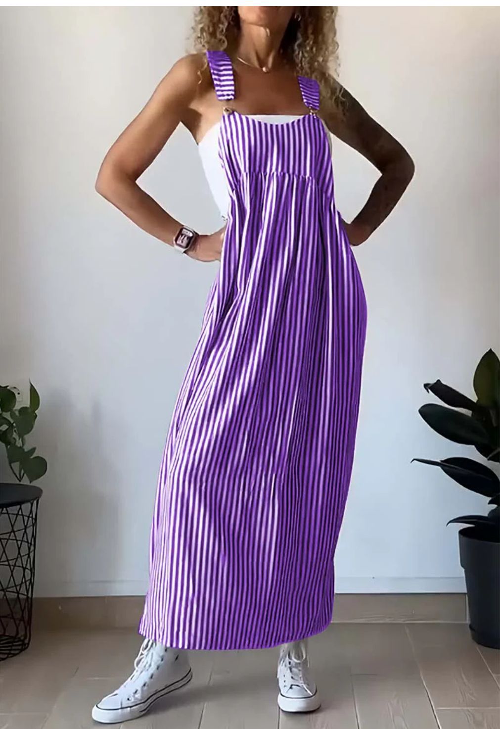 Maris | Striped Enchantment Maxi Dress