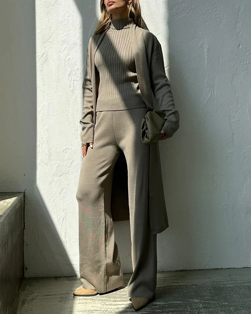 Sienna | Cozy Chic Three-Piece Outfit