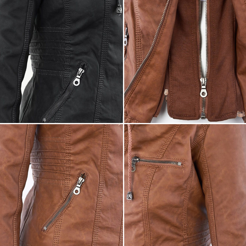 Sienna | Chic Leather Motorcycle Jacket