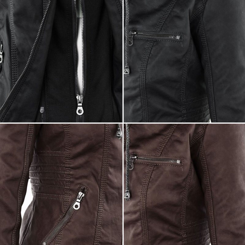 Sienna | Chic Leather Motorcycle Jacket