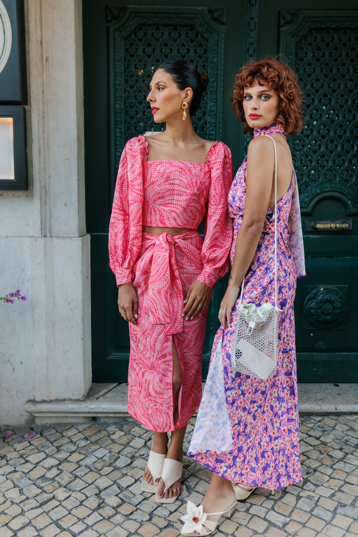 Siena | Blush Jacquard Pattern