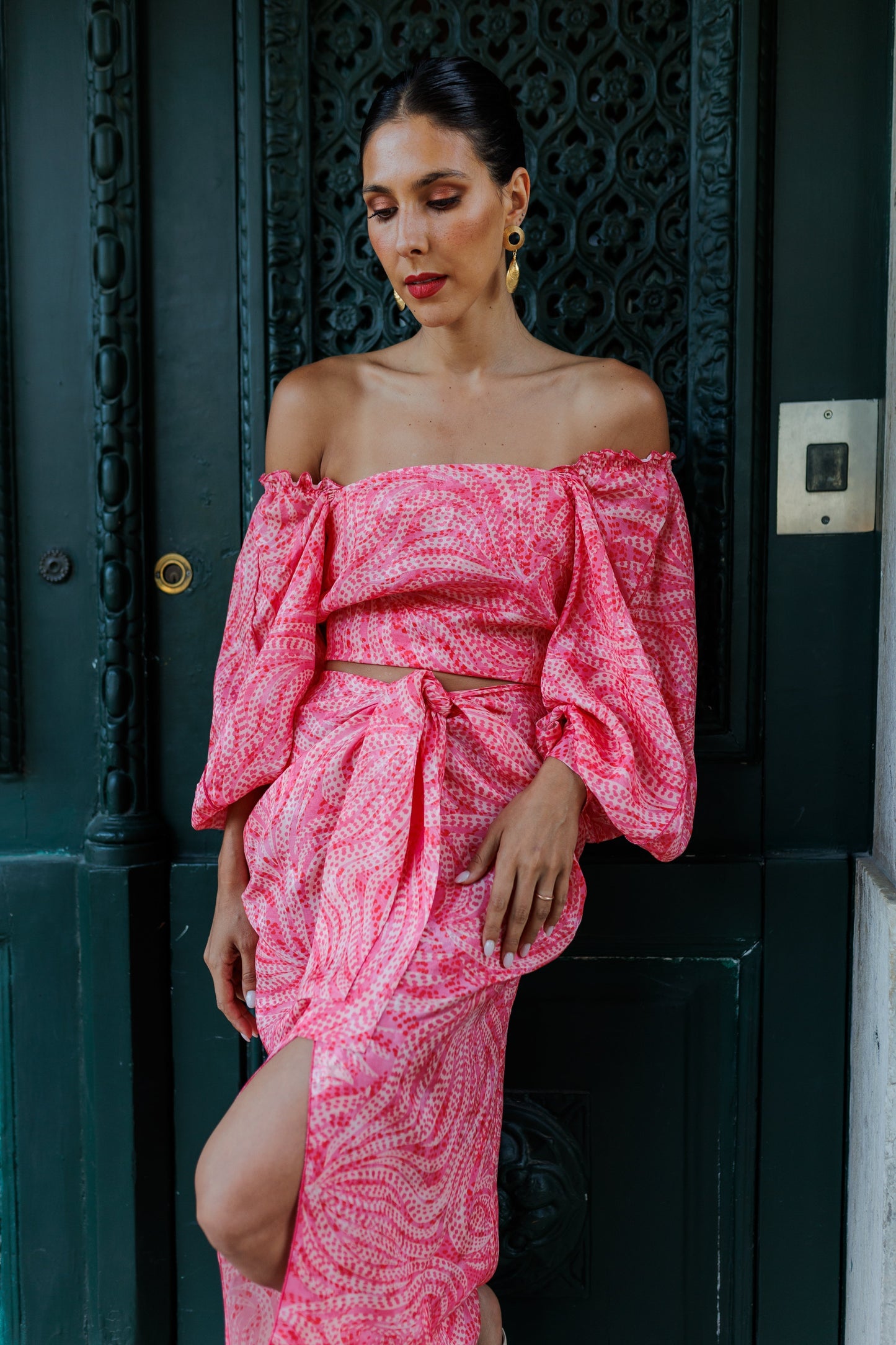 Siena | Blush Jacquard Pattern