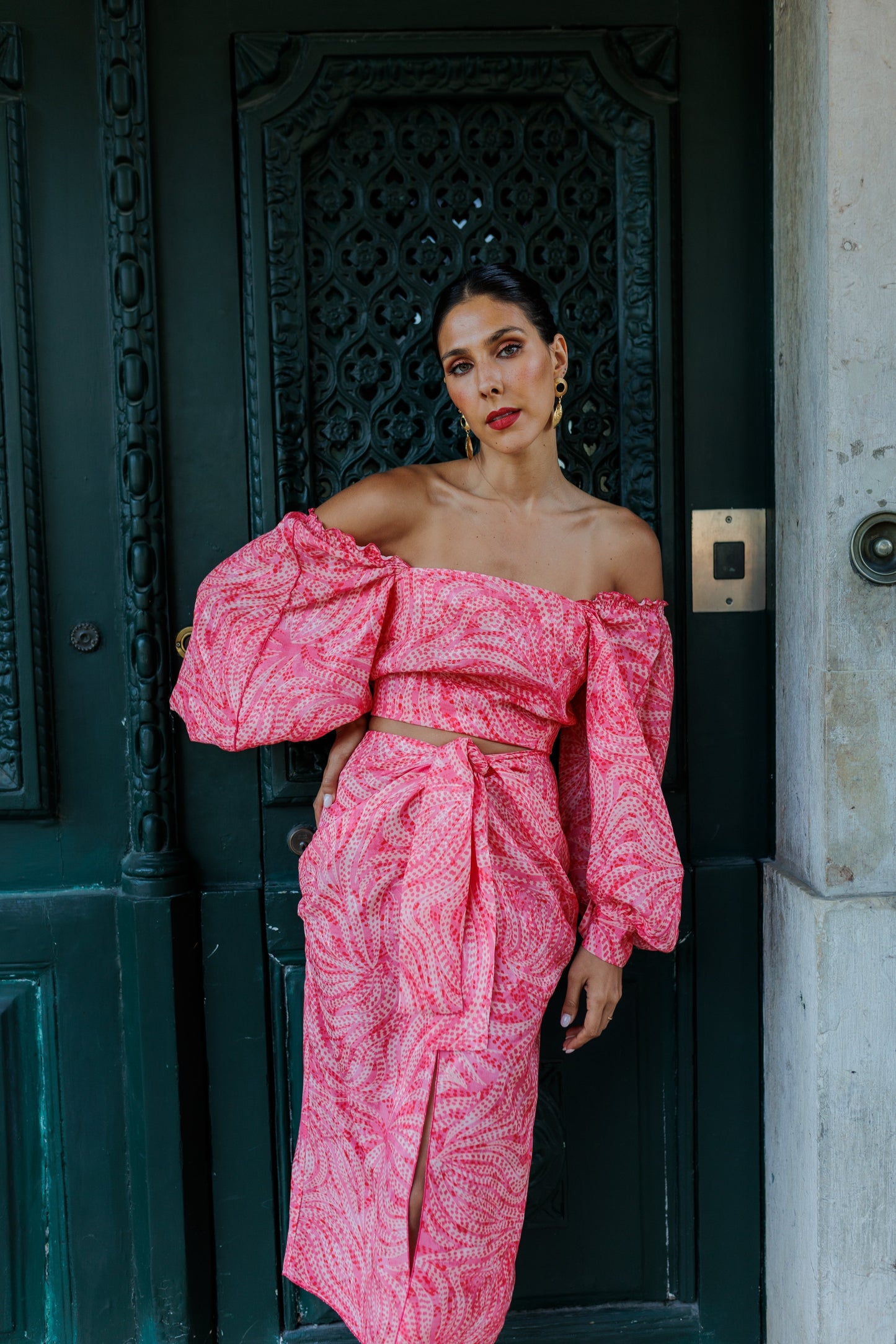 Siena | Blush Jacquard Pattern