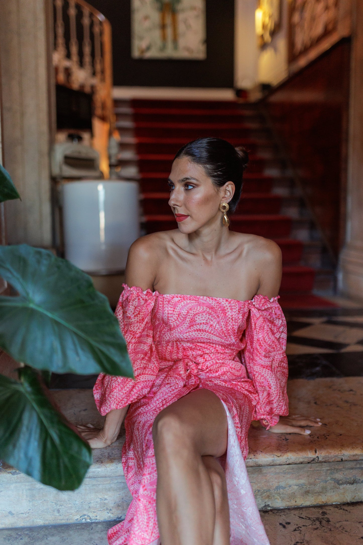 Siena | Blush Jacquard Pattern