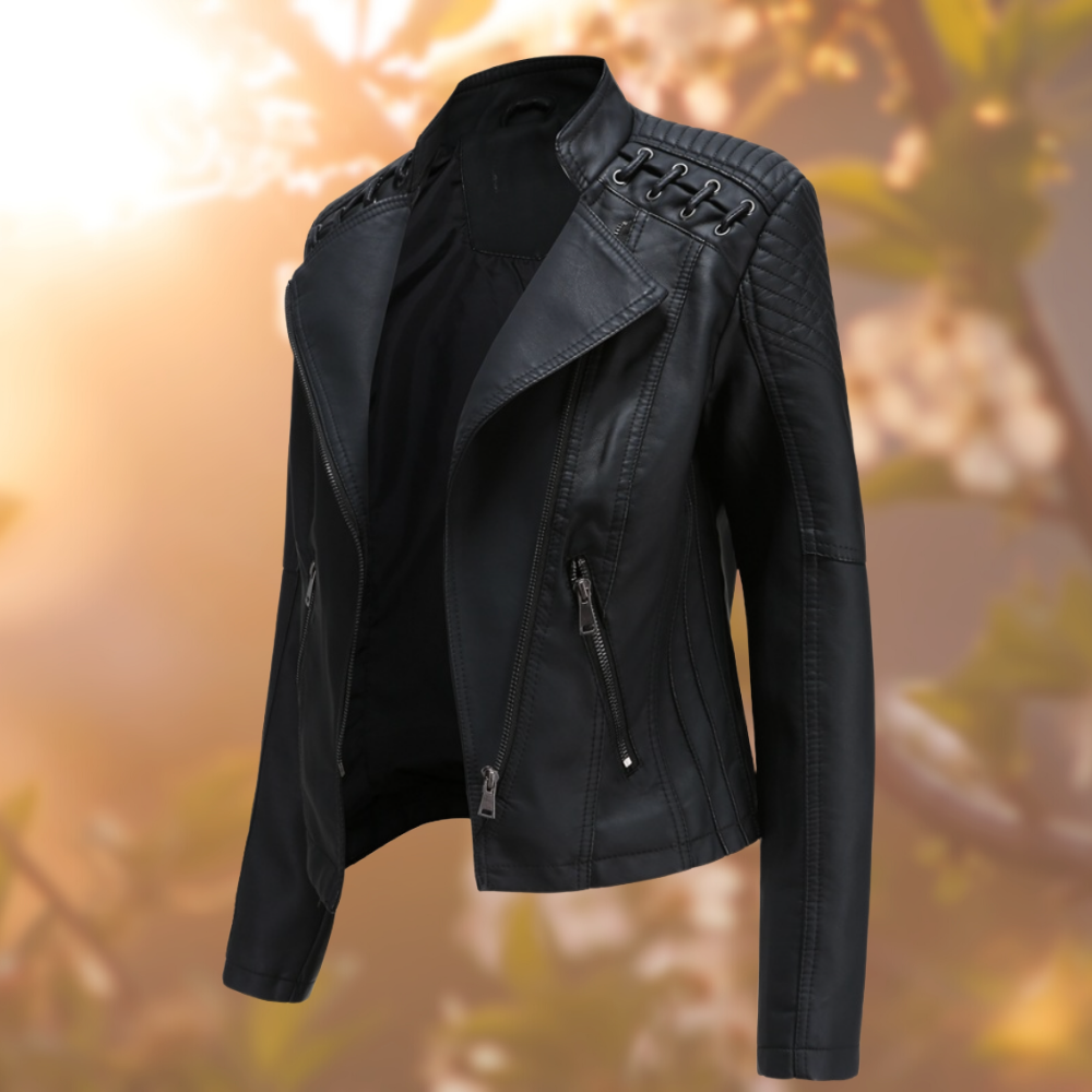 Mira | Chic and Distinctive Leather Jacket
