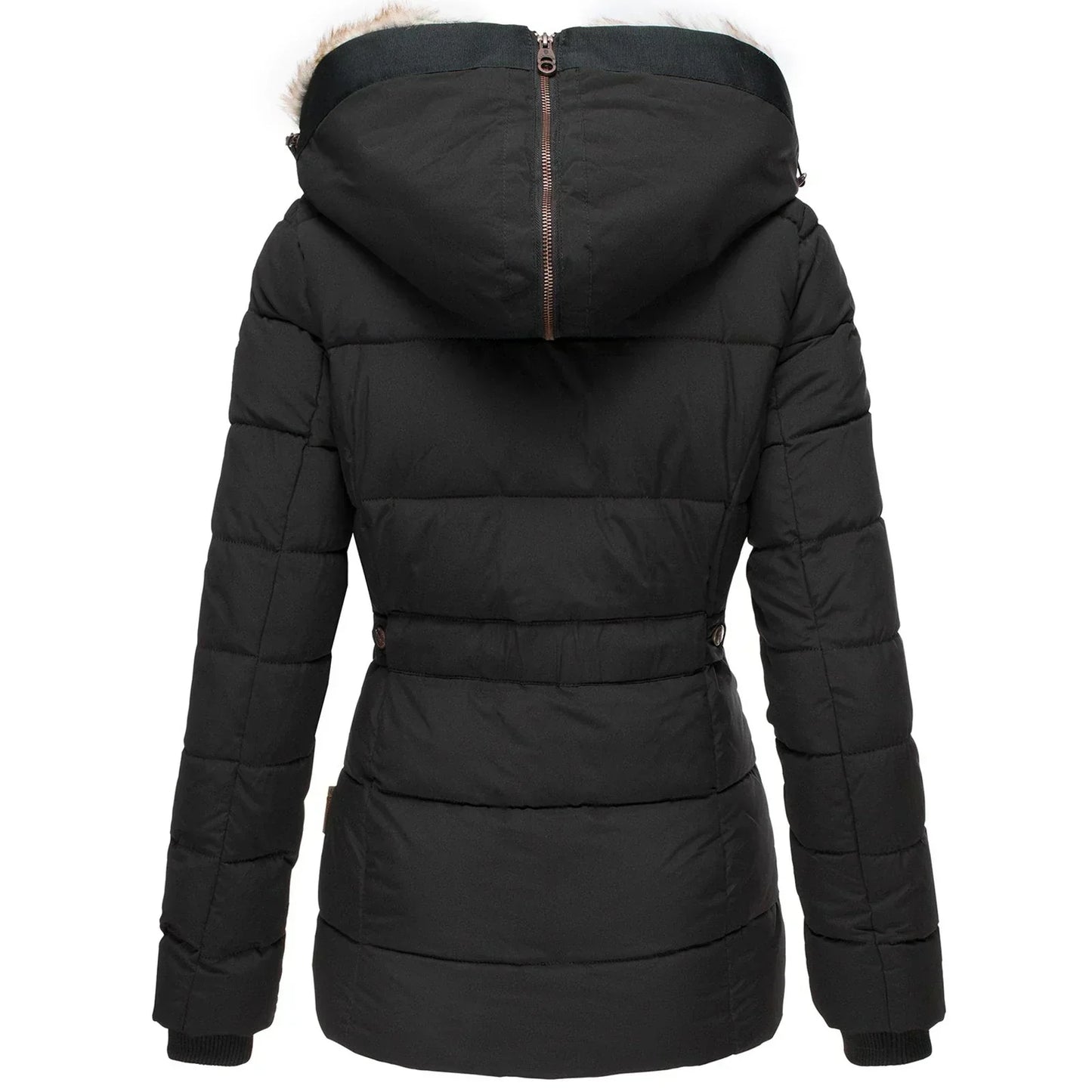 Nadia | Luxe Winter Coat with Plush Faux Fur Lining