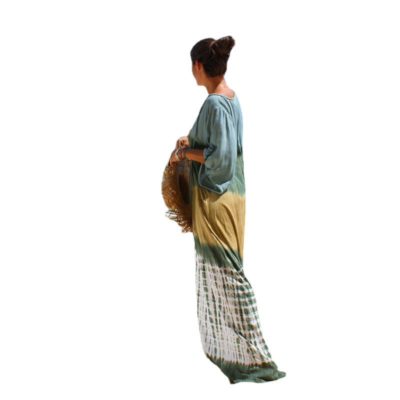 Miriam | Tropical Vibes Printed Beach Cover-Up Robe