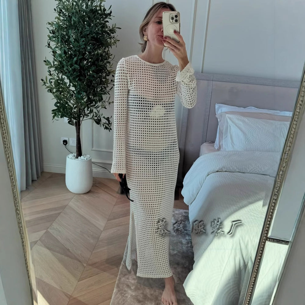 Freya | Airy Hollow Maxi Skirt Cover-Up Dress