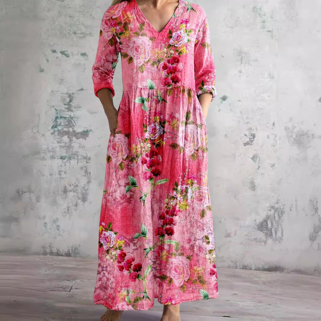 Margot | Effortless Elegance Floral Dress