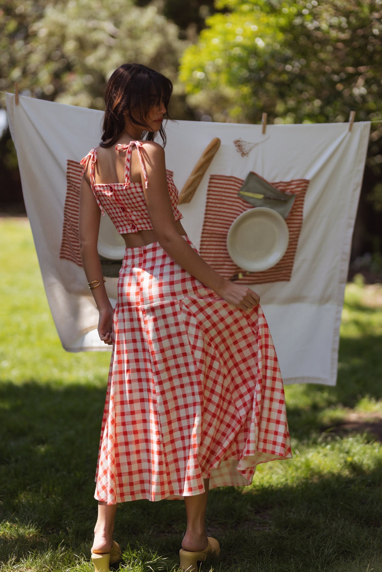 Lila | Ruby Checkered Vichy