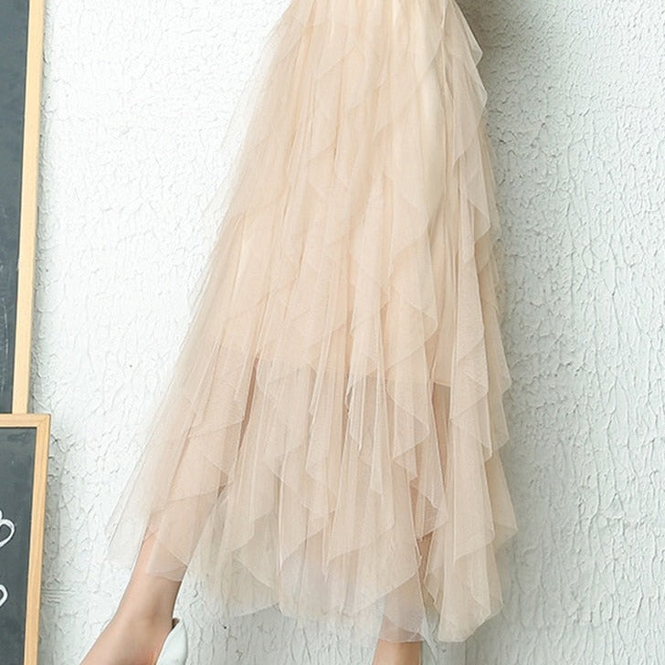 Luna | Elegant High-Waisted Pleated Skirt