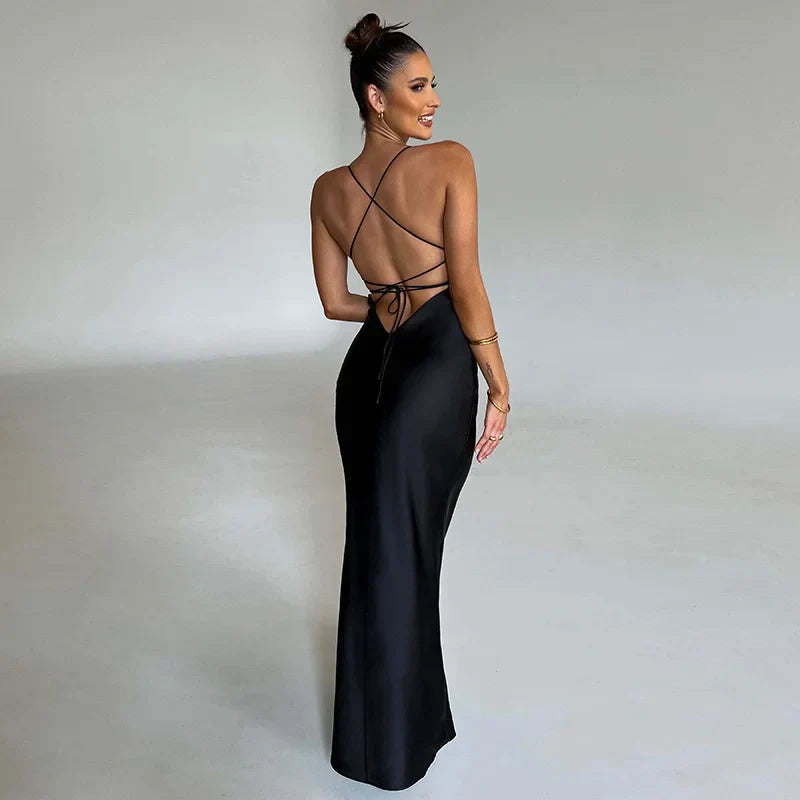 Talia | Elegant Maxi Dress with Side Slit