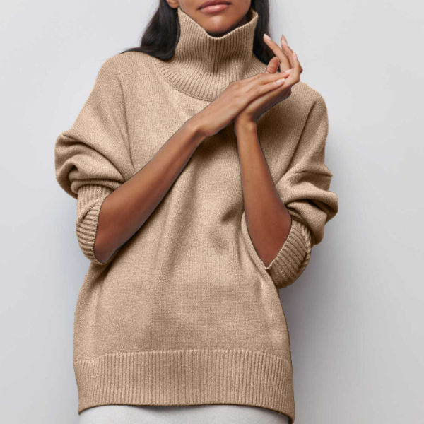 Sienna | Cozy Chic Oversized Turtleneck Sweater for Cold Weather