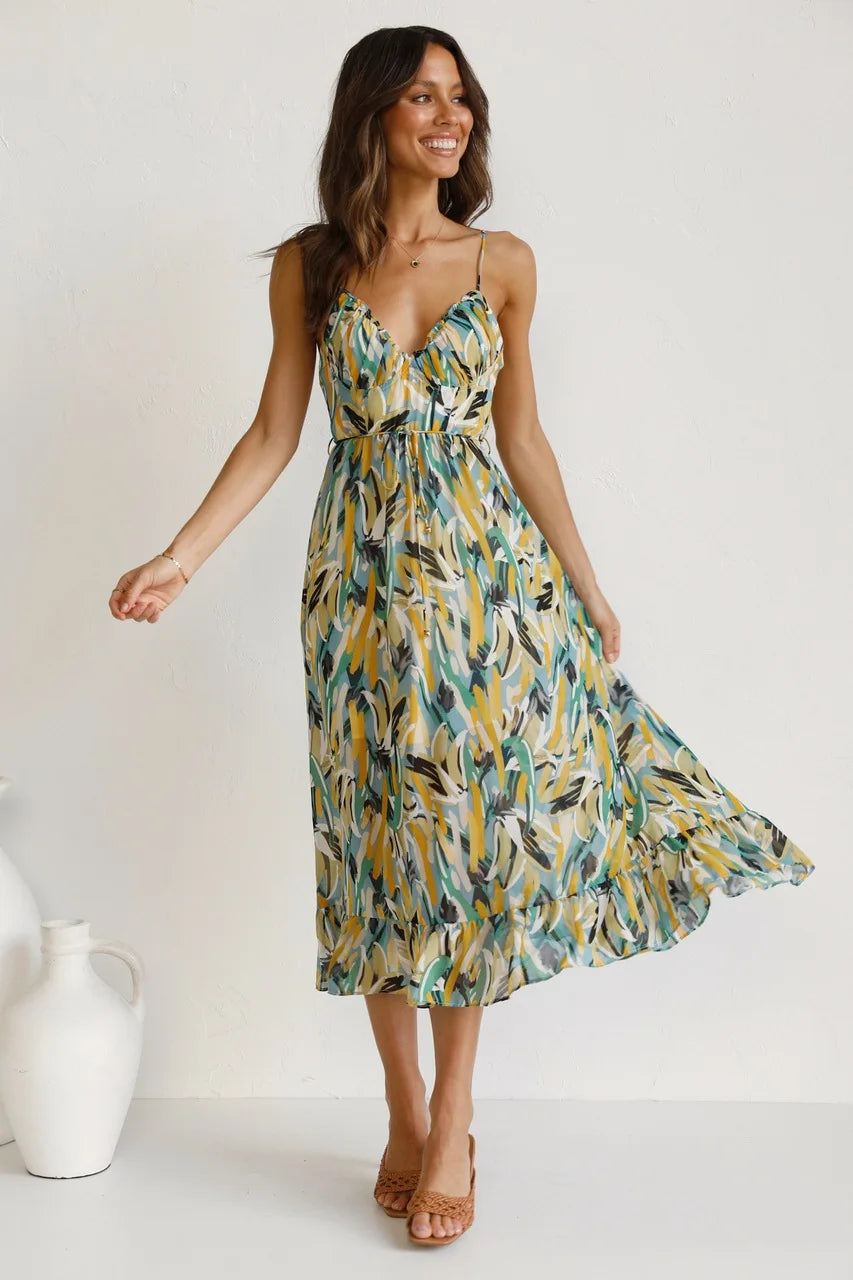 Lila | Vibrant Summer Dress in Multicolor