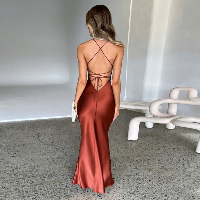 Talia | Elegant Maxi Dress with Side Slit
