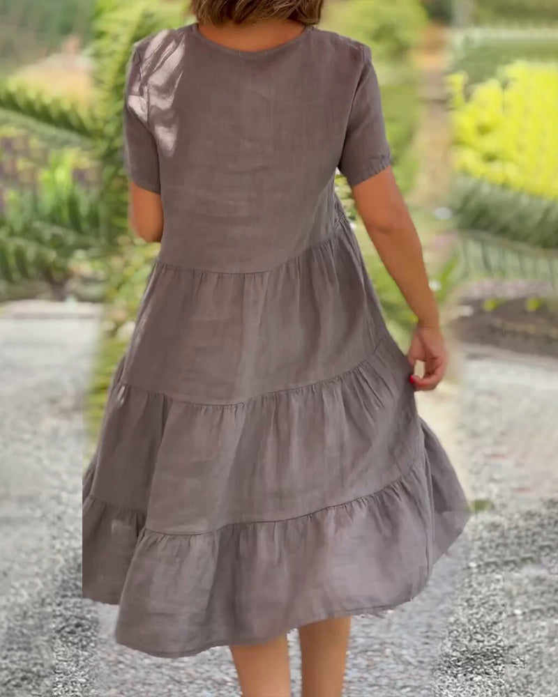 Lydia | Chic V-Neck Dress
