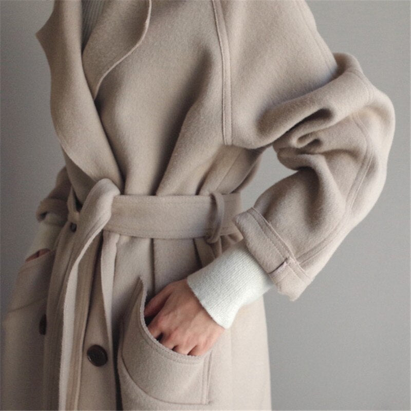 Clara | Elegant Cashmere Overcoat for Women