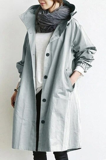Talia | Chic and Versatile Water-Resistant Trench Coat