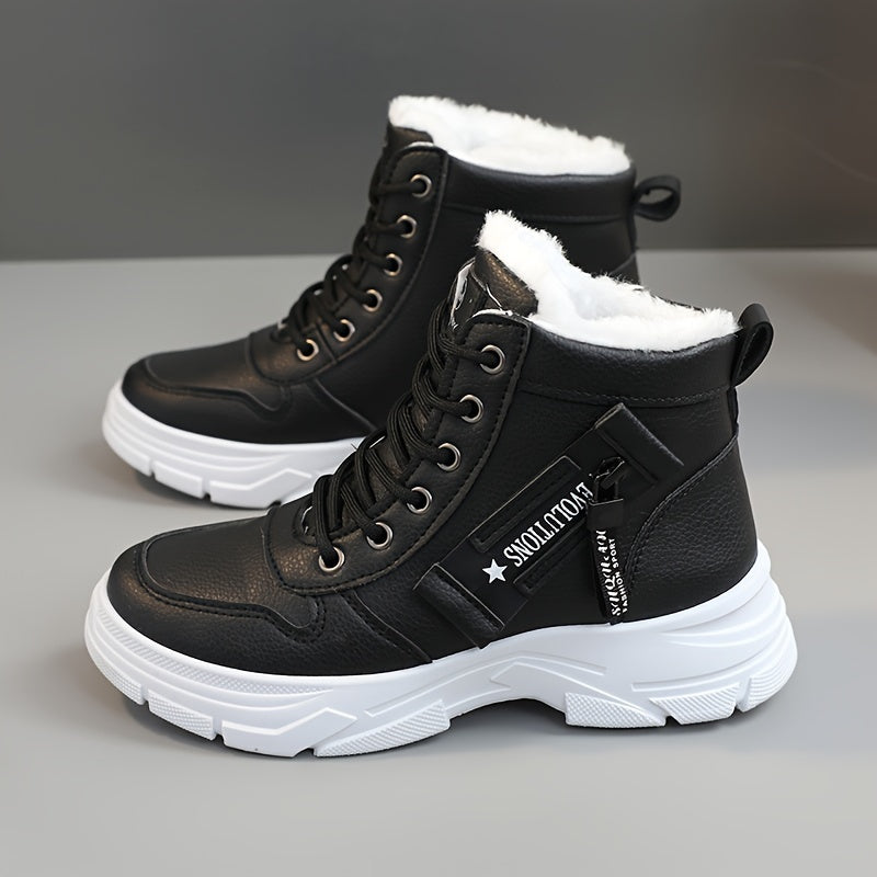 Elsie | Ida Winter Thermal Boots with Cozy Fleece Insulation