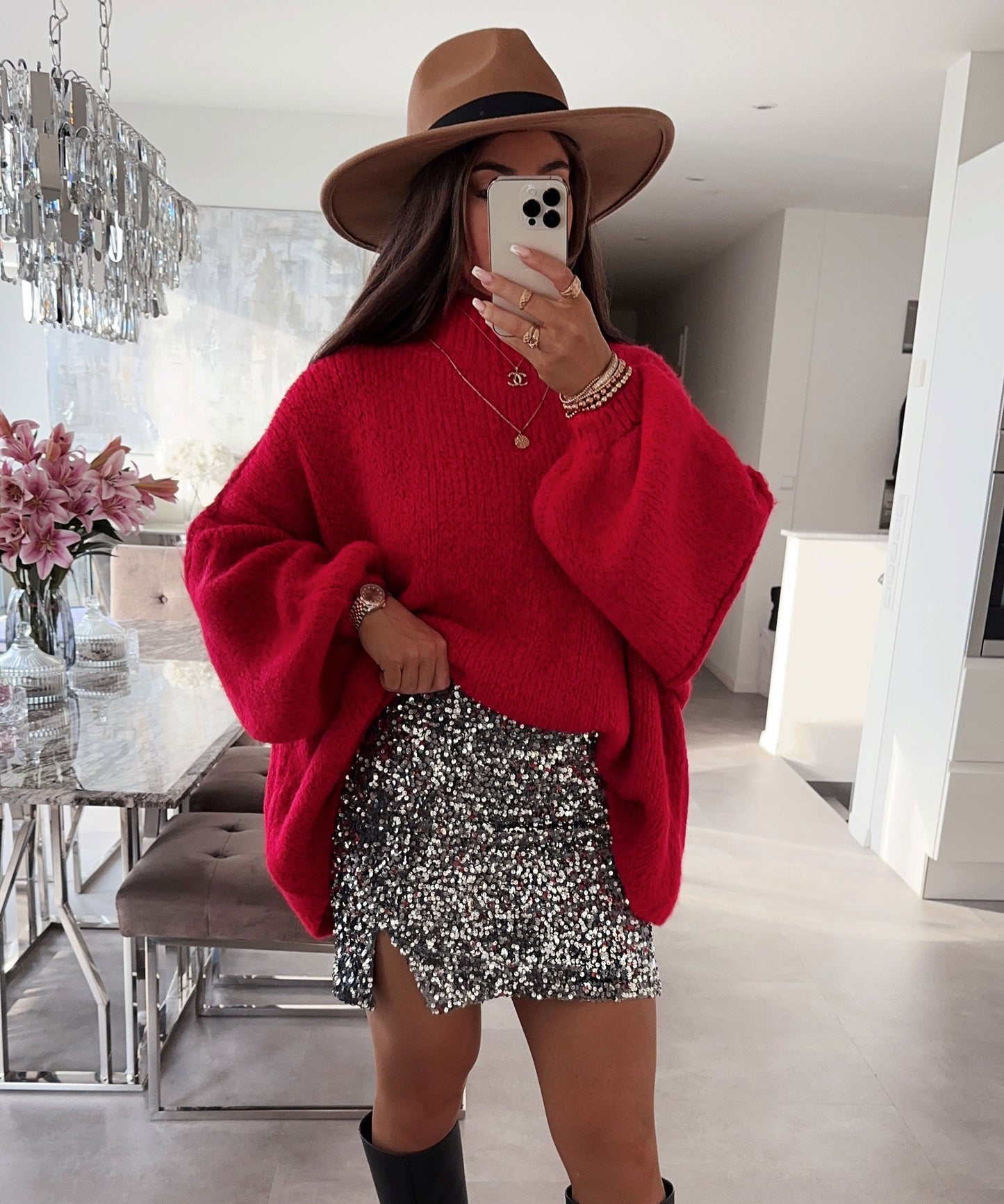 Sienna | Charcoal Chic Skirt