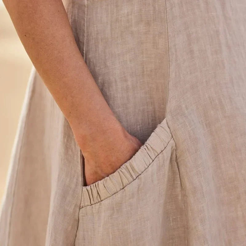 Nora | Effortless Sleeveless Dress with Pockets