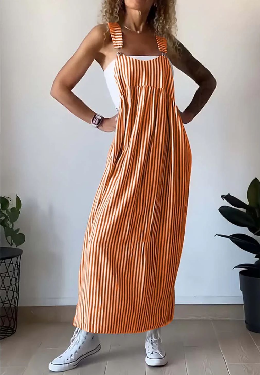 Maris | Striped Enchantment Maxi Dress