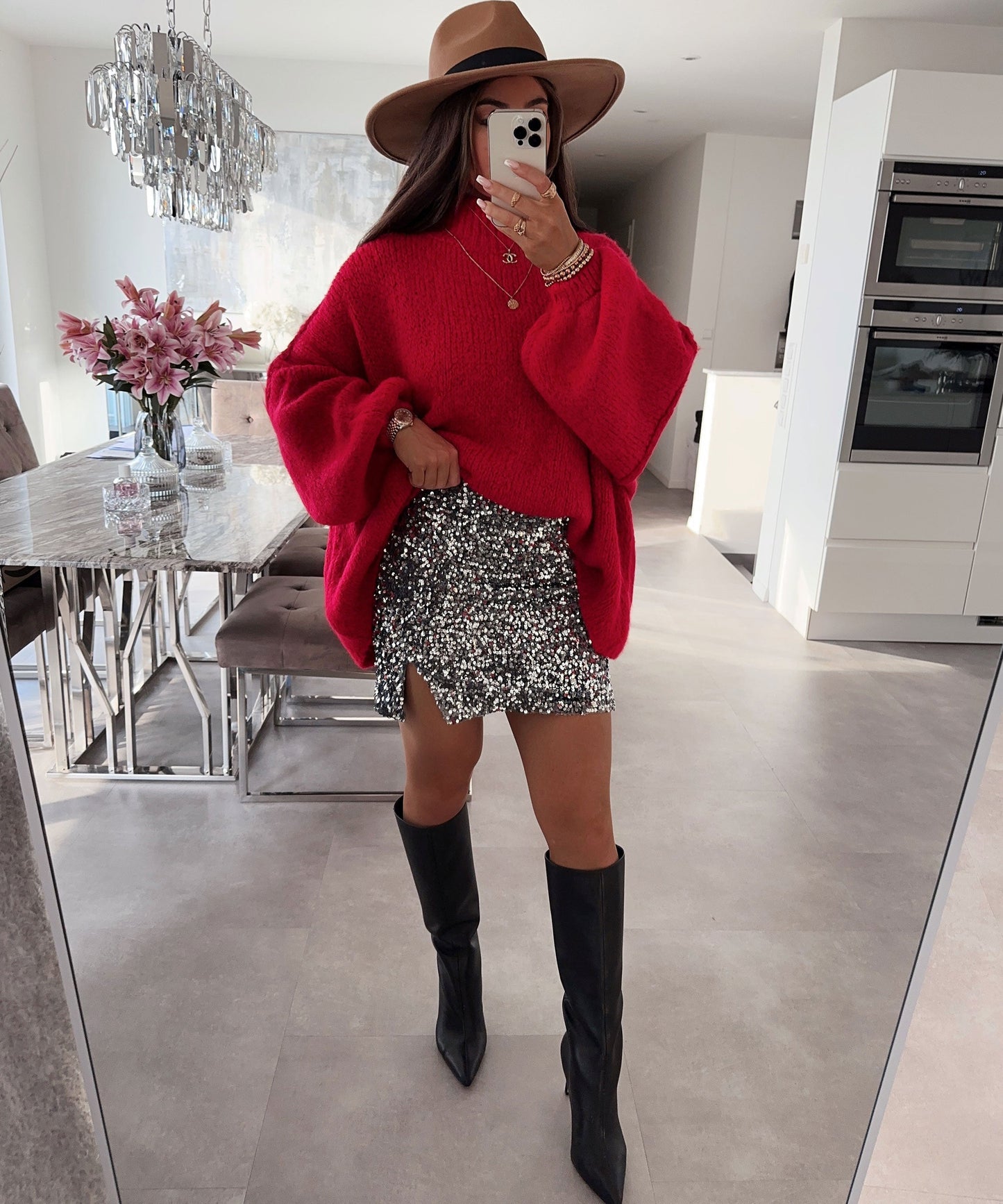 Sienna | Charcoal Chic Skirt
