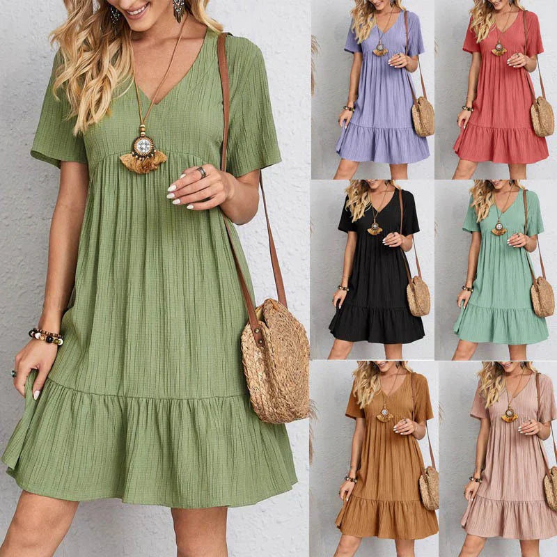 Fiona | Ethereal Bohemian Swing Dress for Women