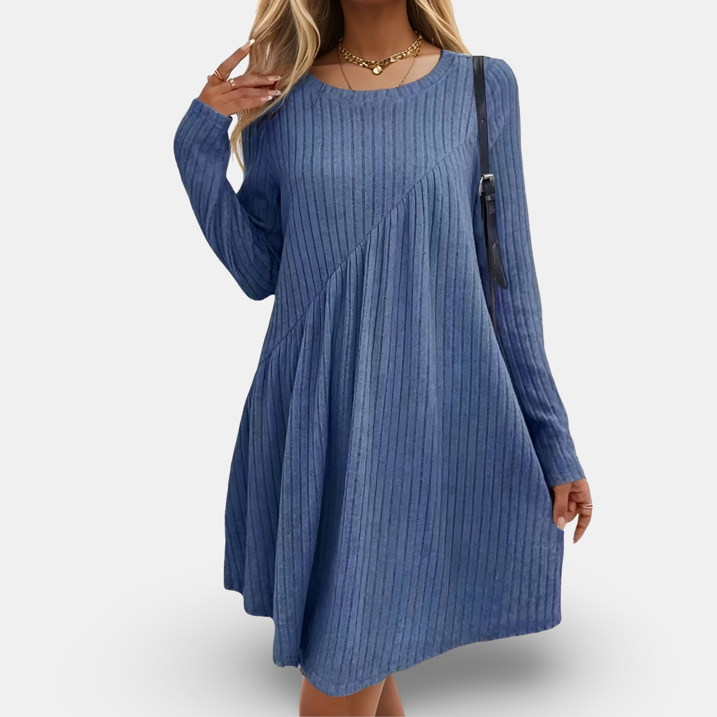 Mabel | Cozy Elegance Long Sleeve Dress