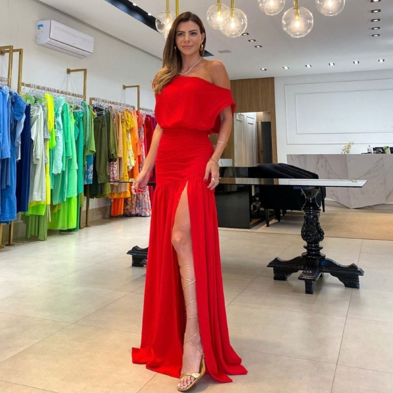 Mira | Elegant Maxi Dress with Slit