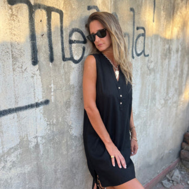 Sienna | Breezy Linen Midi Dress
