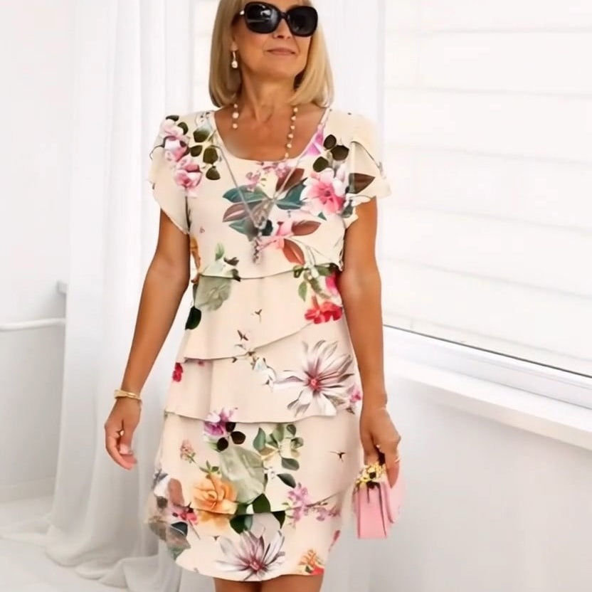 Yara | Tiered Floral Ensemble